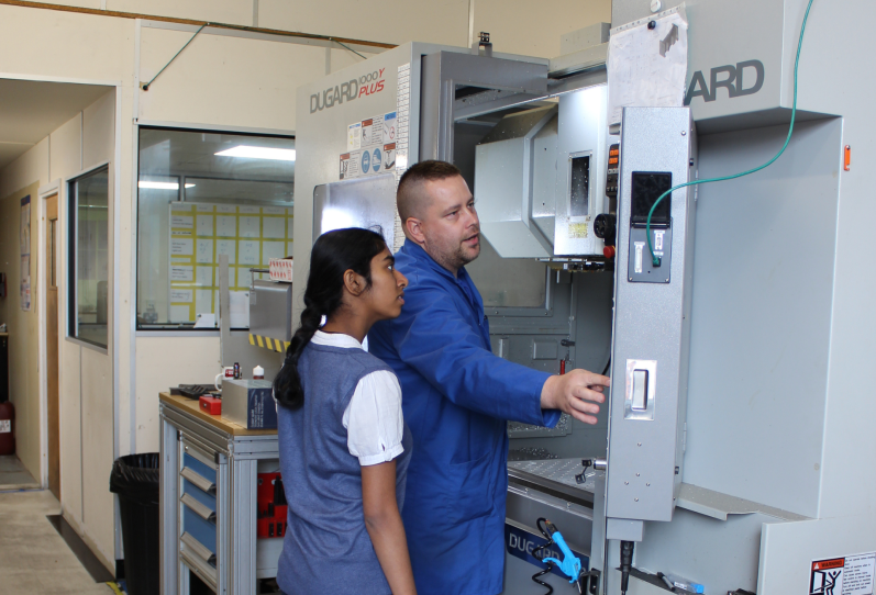 Chess Dynamics - Work Experience student in machine shop
