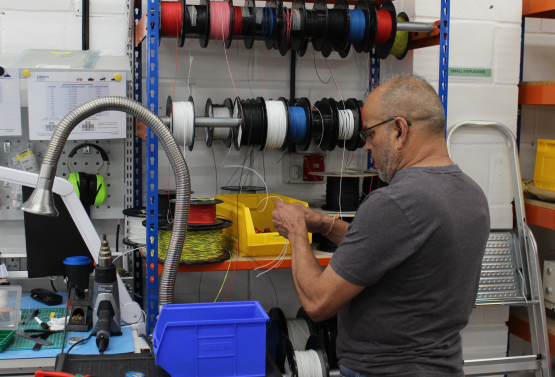 Chess Dynamics Production - cabling